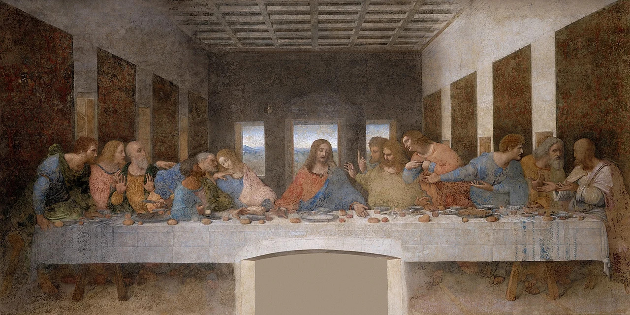 The Last Supper (1495–1498) by Leonardo da Vinci