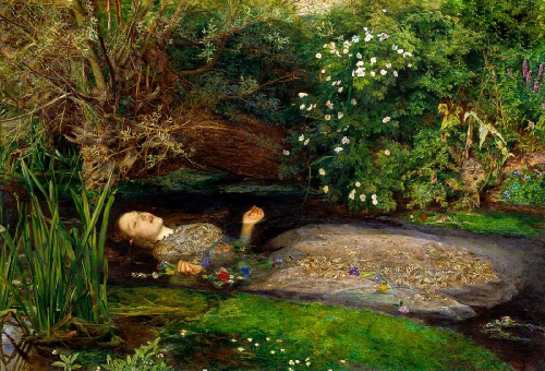 Ophelia (1851–1852) by Sir John Everett Millaias