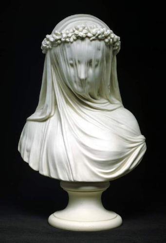 The Veiled Lady (1860) by Raffaelle Monti