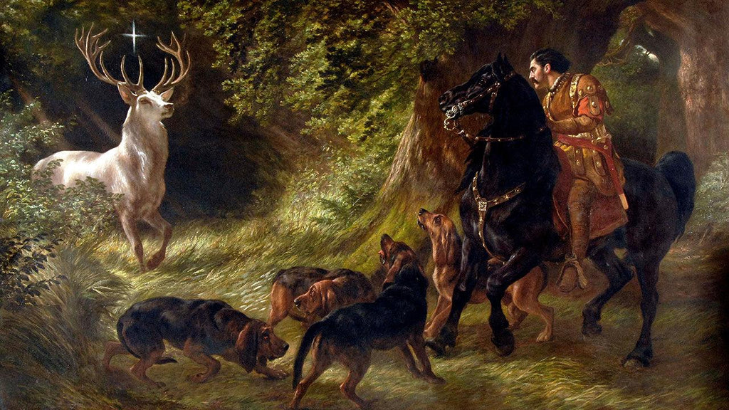 Legend of Saint Hubert (1835-1892) by Samuel John Carter